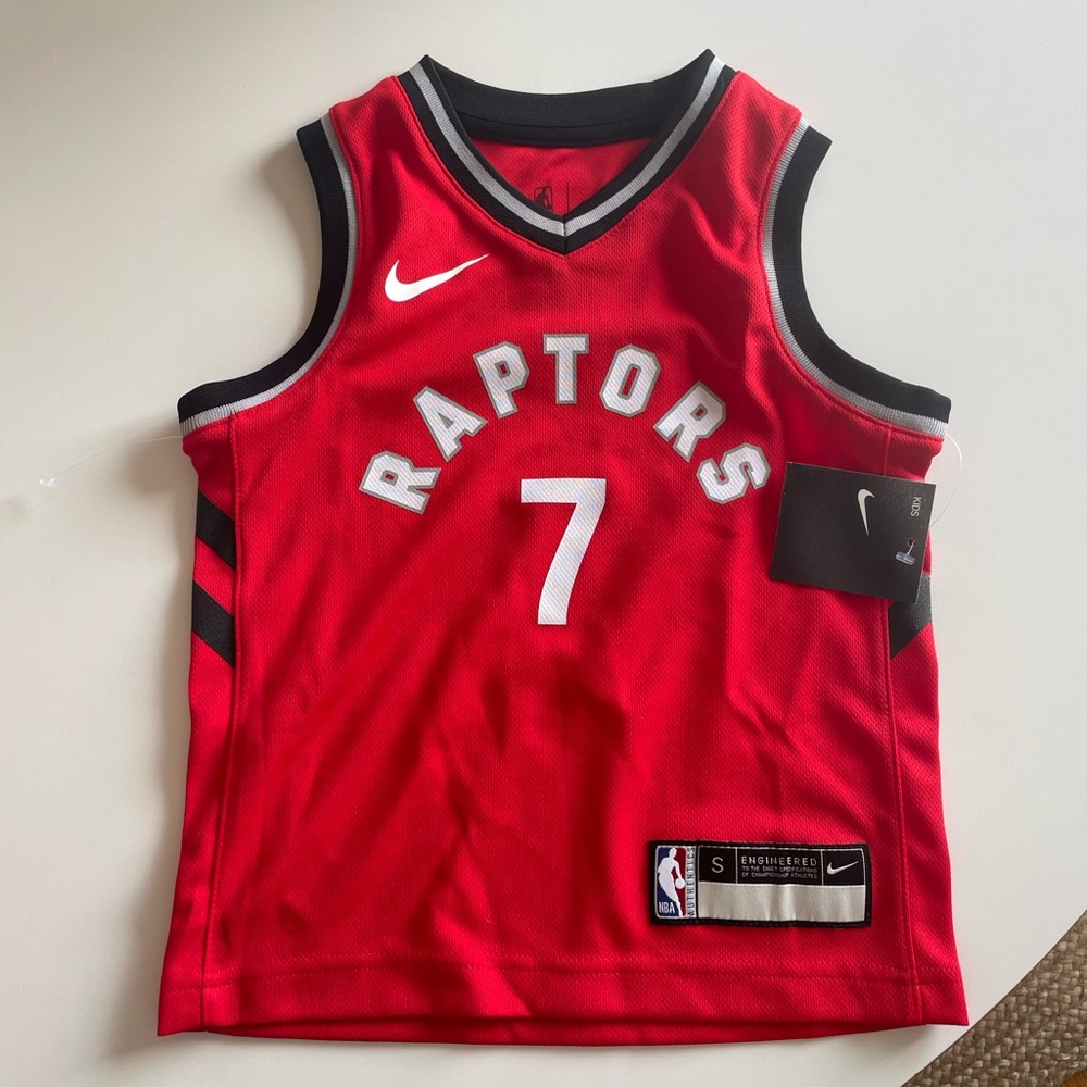NWT Raptors Lowry Jersey size 4T